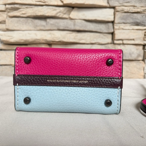 Coach Cashin Carry Mini Colourblock Pebble Leather Crossbody-Practically Perfect - Picture 7 of 11